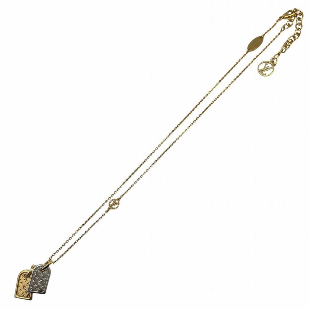 LOUIS VUITTON Gold Necklace - Picture 7 of 12